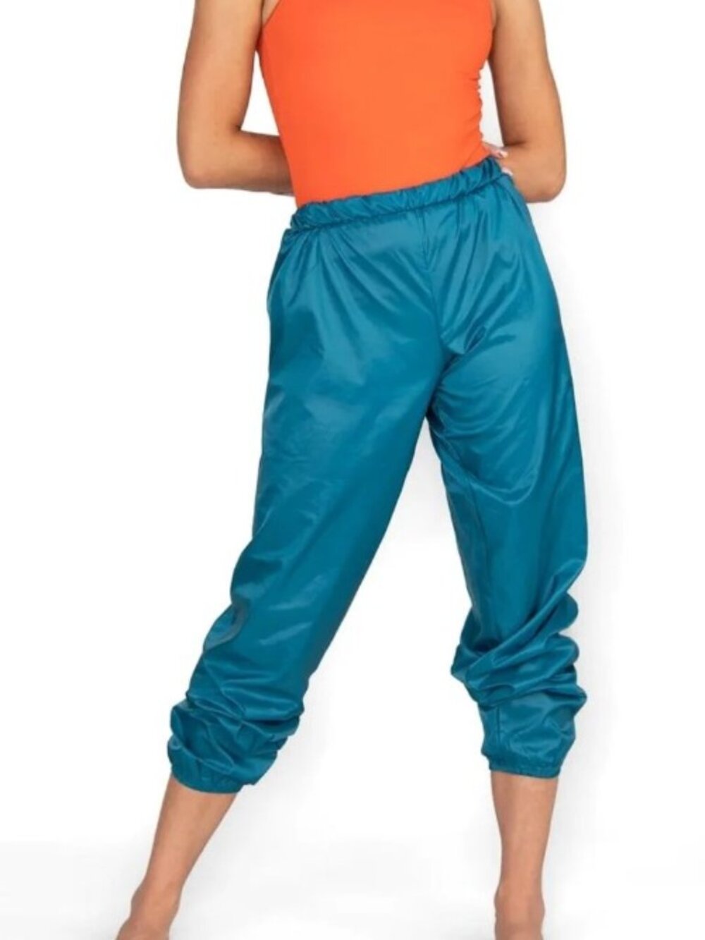 Body Wrappers Ripstop Dance Warm-Up Pants – Teal (Child 12–14 / L/XL)
